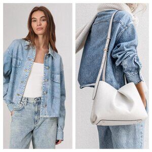 rag & bone Miramar Terry Jaiden Jacket M Valentina (Light Blue) Cotton Terry